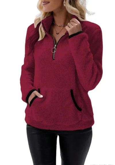 Harper | Cozy Sherpa Pullover