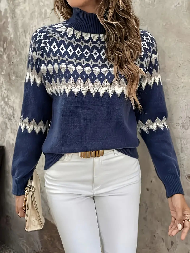 Hand knitted Icelandic jumper