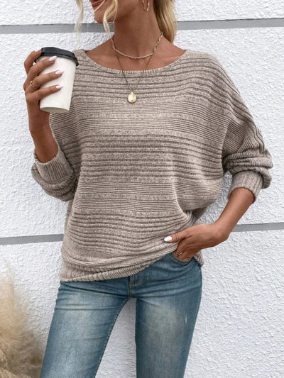 Round Neck Long Sleeve Sweater