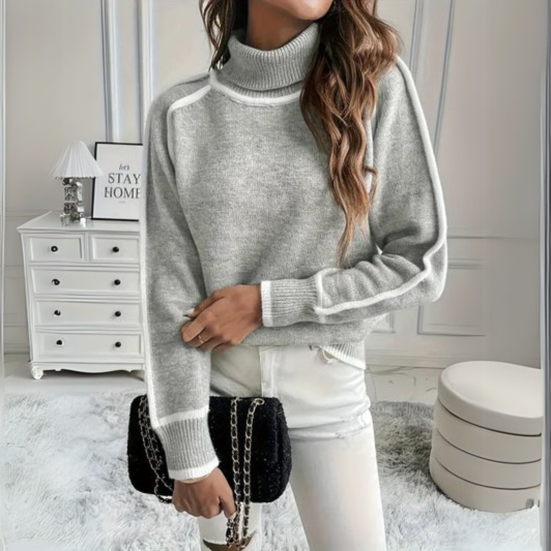 Aurora casual turtleneck sweater