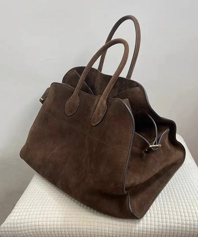 2025 New Brown Large Capacity Capacity Handbag