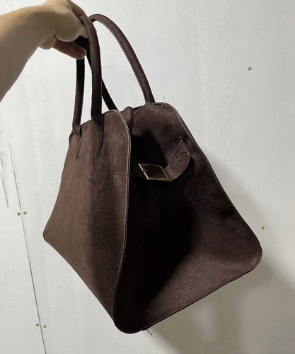 2024 New Brown Large Capacity Capacity Handbag