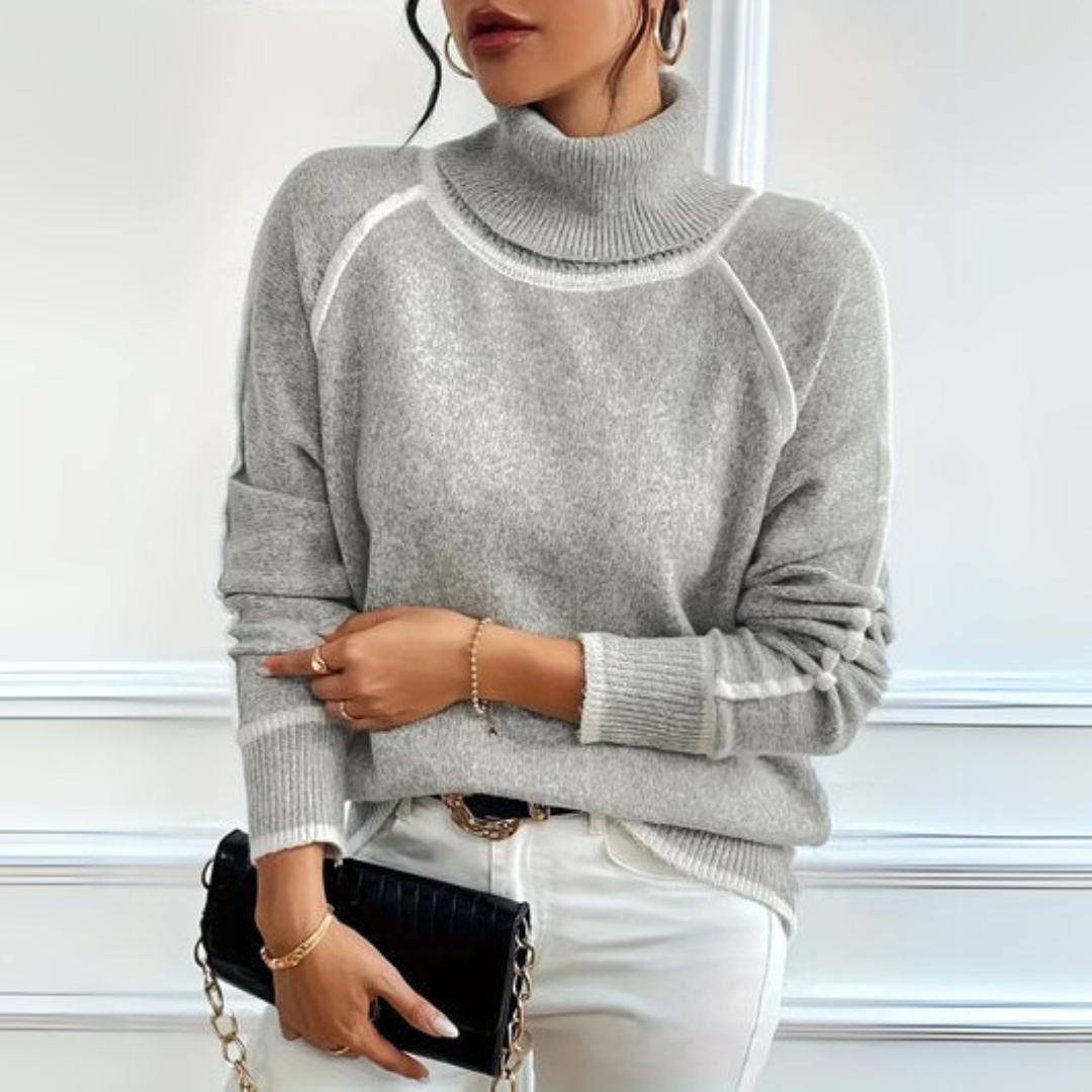 Aurora casual turtleneck sweater