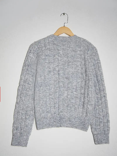 Knitted Cable Cardigan for Women's