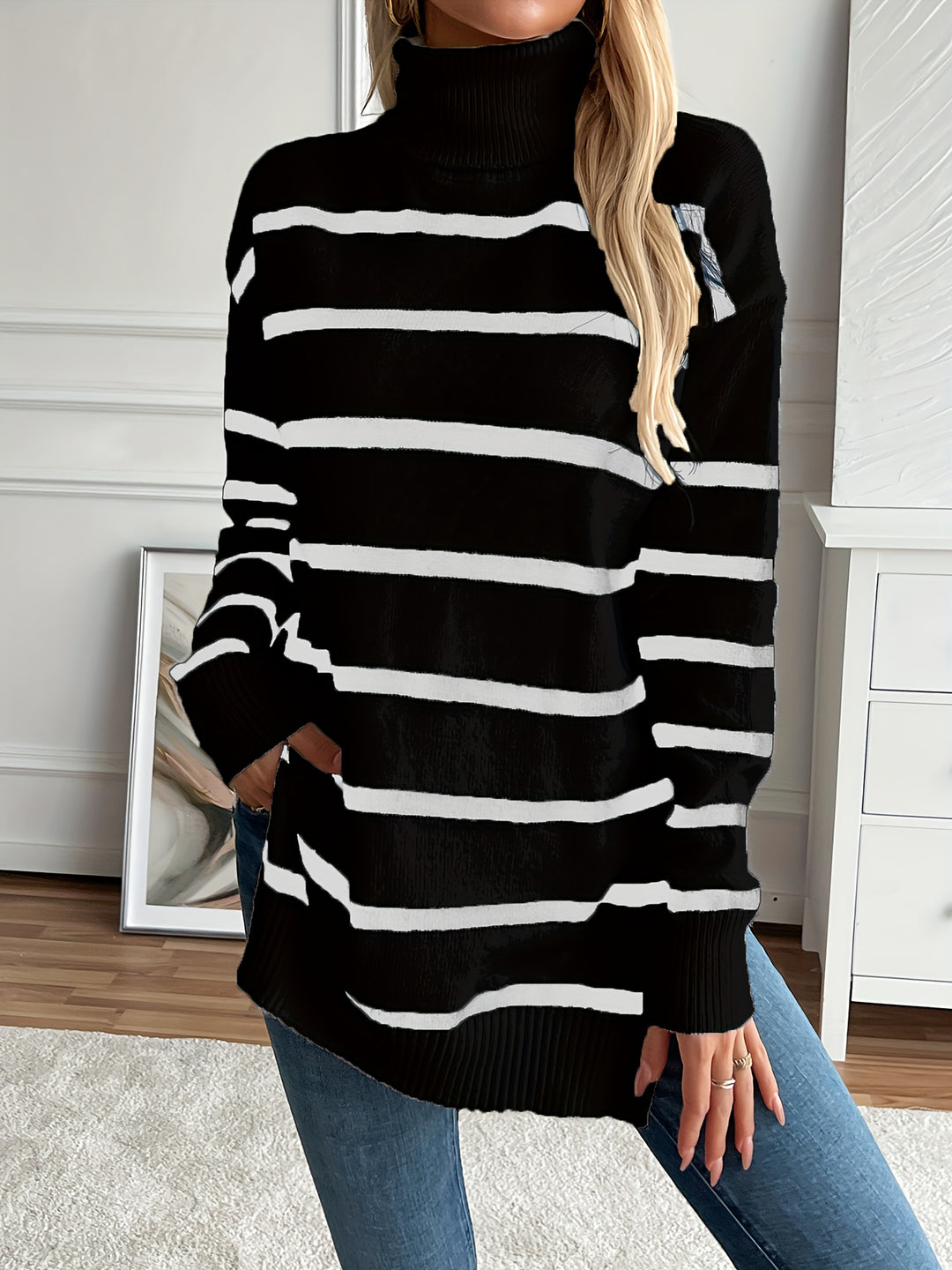 Maya | Striped Sweater