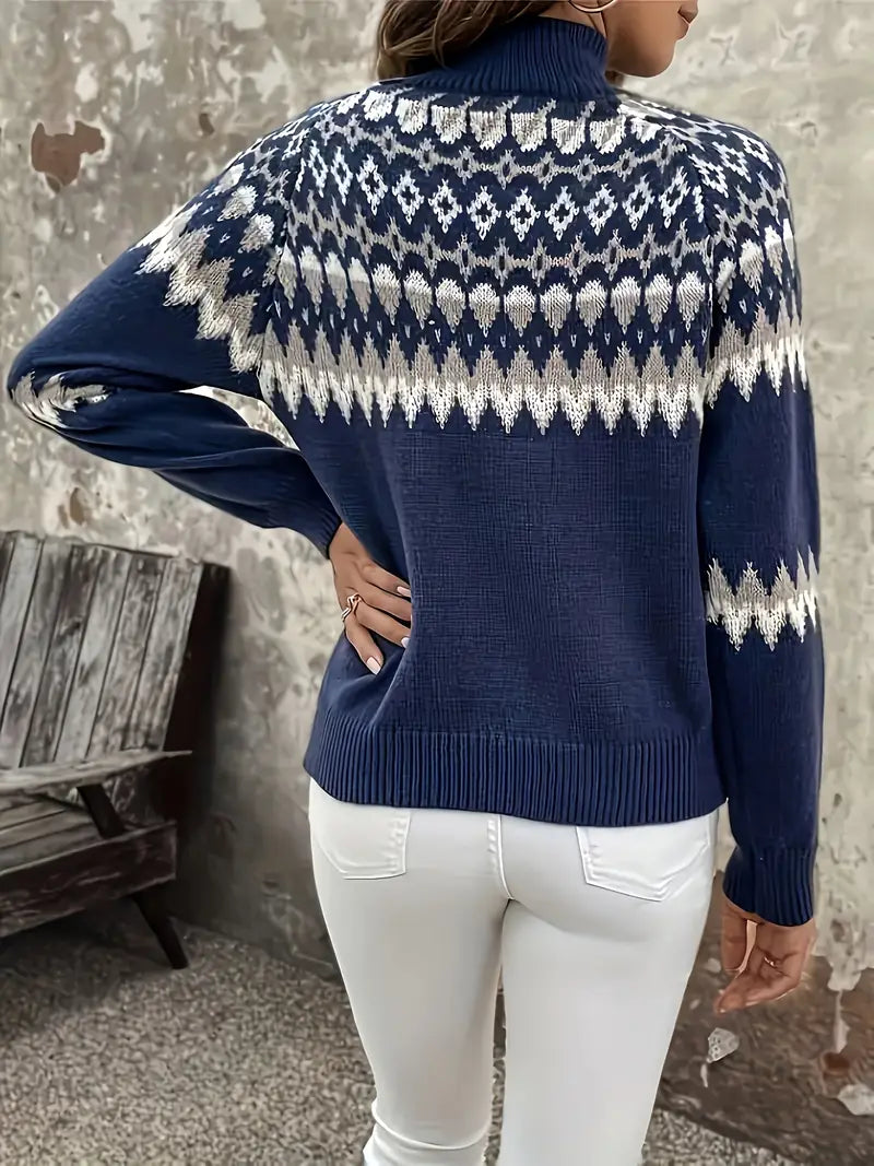 Hand knitted Icelandic jumper