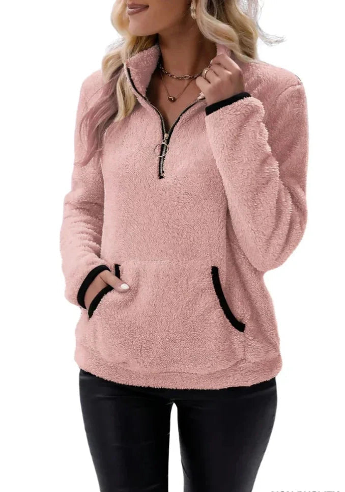 Harper | Cozy Sherpa Pullover