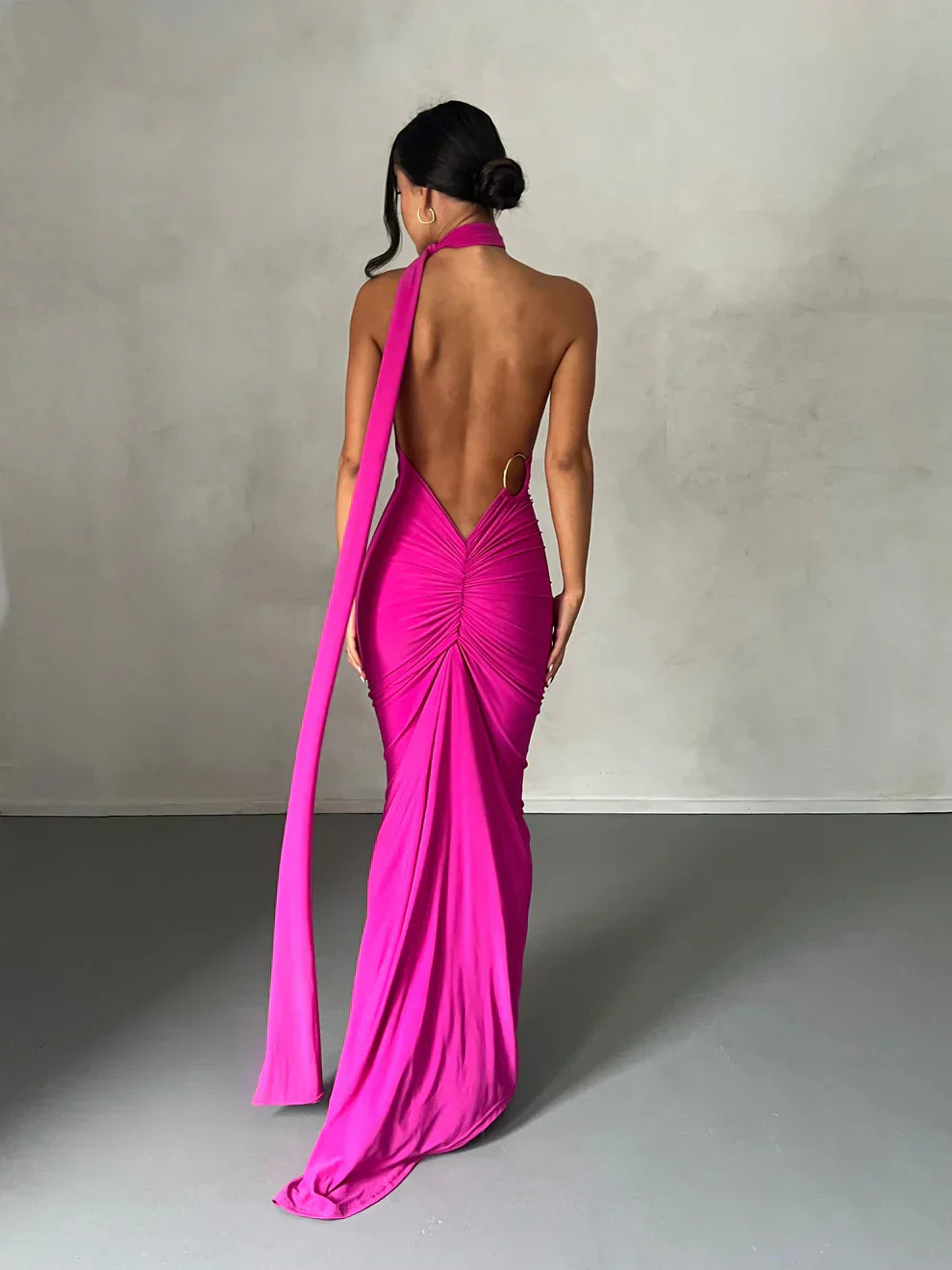 Lynessa™ | One Shoulder Cut-Out Maxi Dress