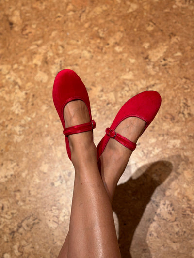 Ballerines Antonia - Rouge