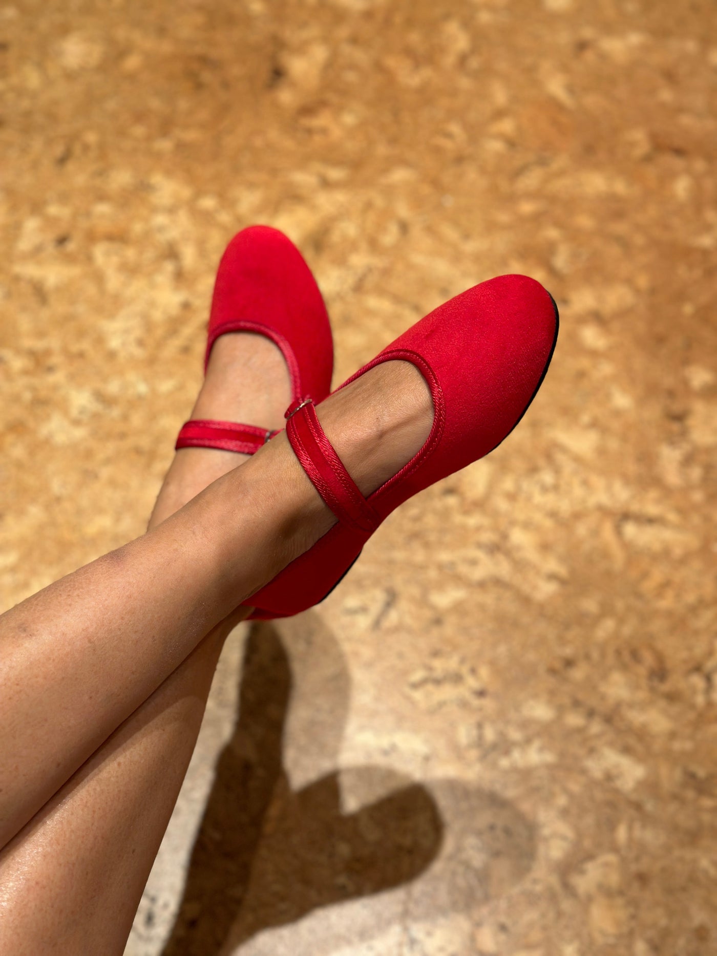 Ballerines Antonia - Rouge