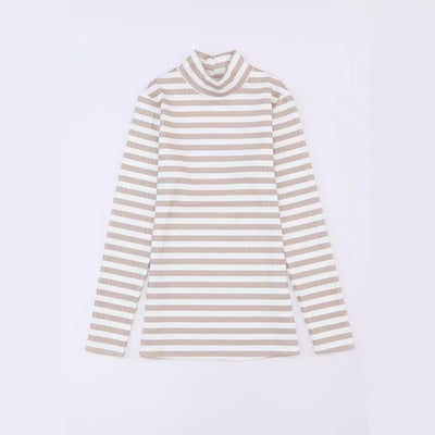 Women's Striped Knit Pullover Sweater