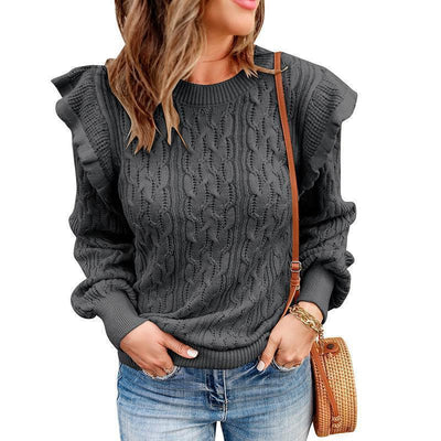 Women's Loose Long Sleeved Sweater