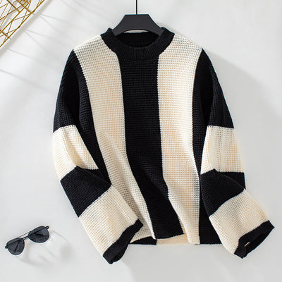 Women's Loose Round Neck Knitted Sweater