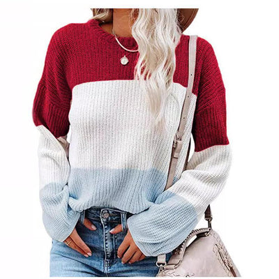 Women's Lantern Sleeve Pullover Sweater