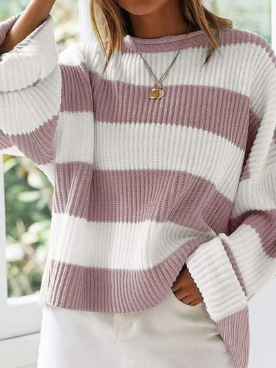 Women's Trumpet Sleeve Loose Sweater