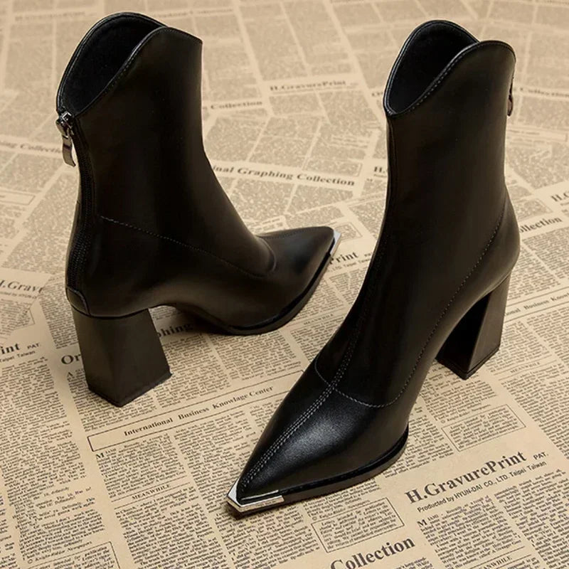 Marie | Chrome Tip Chelsea Boot for Women