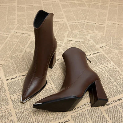 Marie | Chrome Tip Chelsea Boot for Women