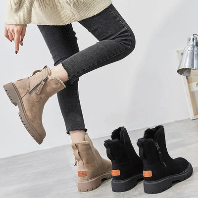 Charlotte™ | Stylish Winter Fur-Lined Boots