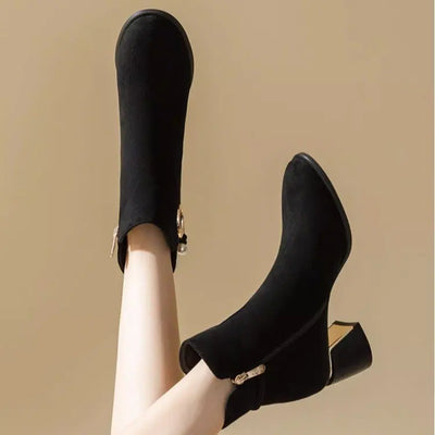 Ava Stylish Platform Ankle Boots