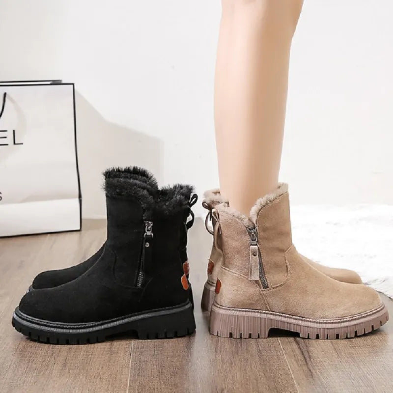 Charlotte™ | Stylish Winter Fur-Lined Boots