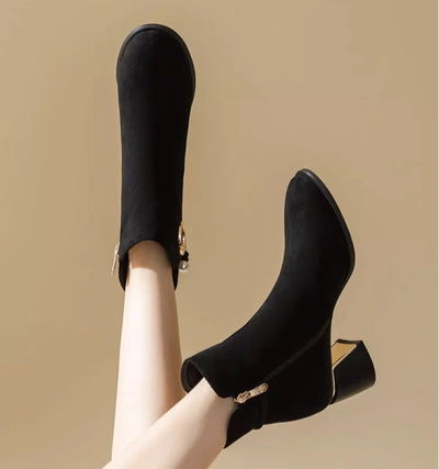 Ava Stylish Platform Ankle Boots