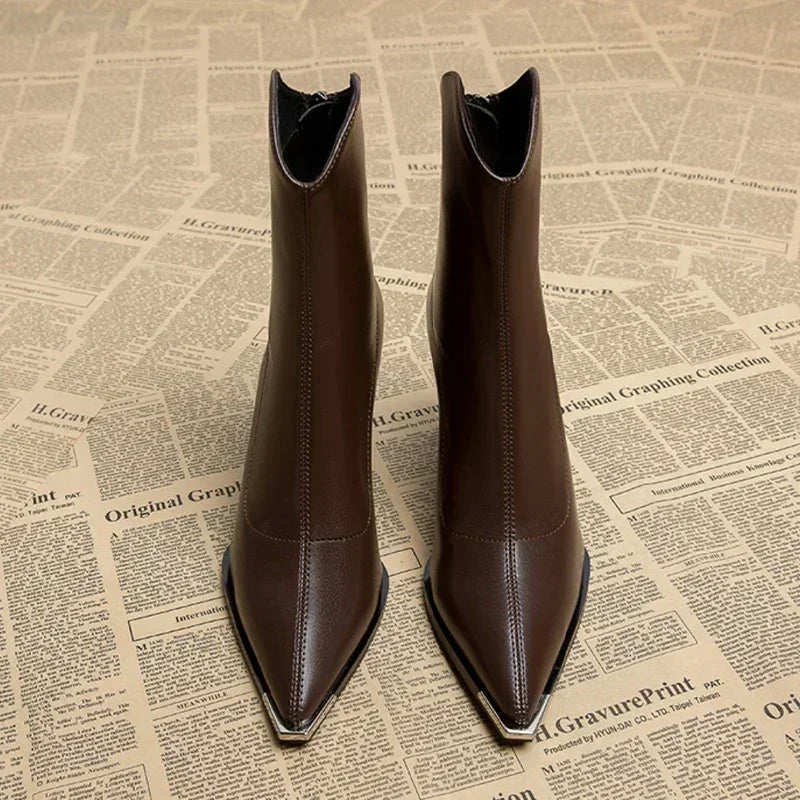 Marie | Chrome Tip Chelsea Boot for Women