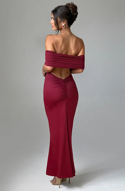 Azrya ™ | Elegant Backless Maxi Dress