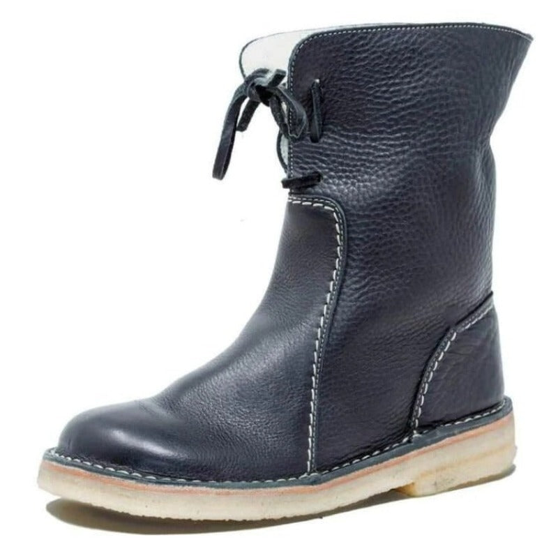 Leni Step Inn Boots with Fleece Lining