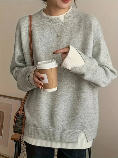 Women's Casual Long Sleeve Pullover Sweater