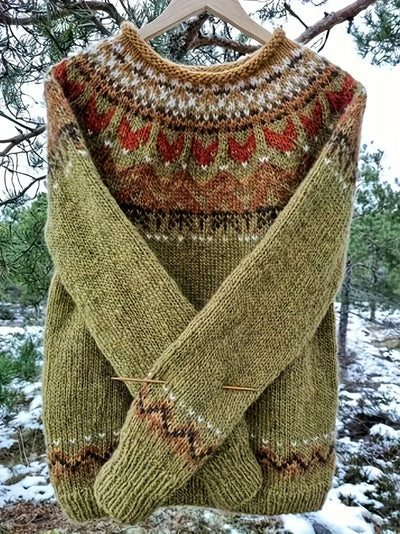 Knitted sweater Lopapeysa