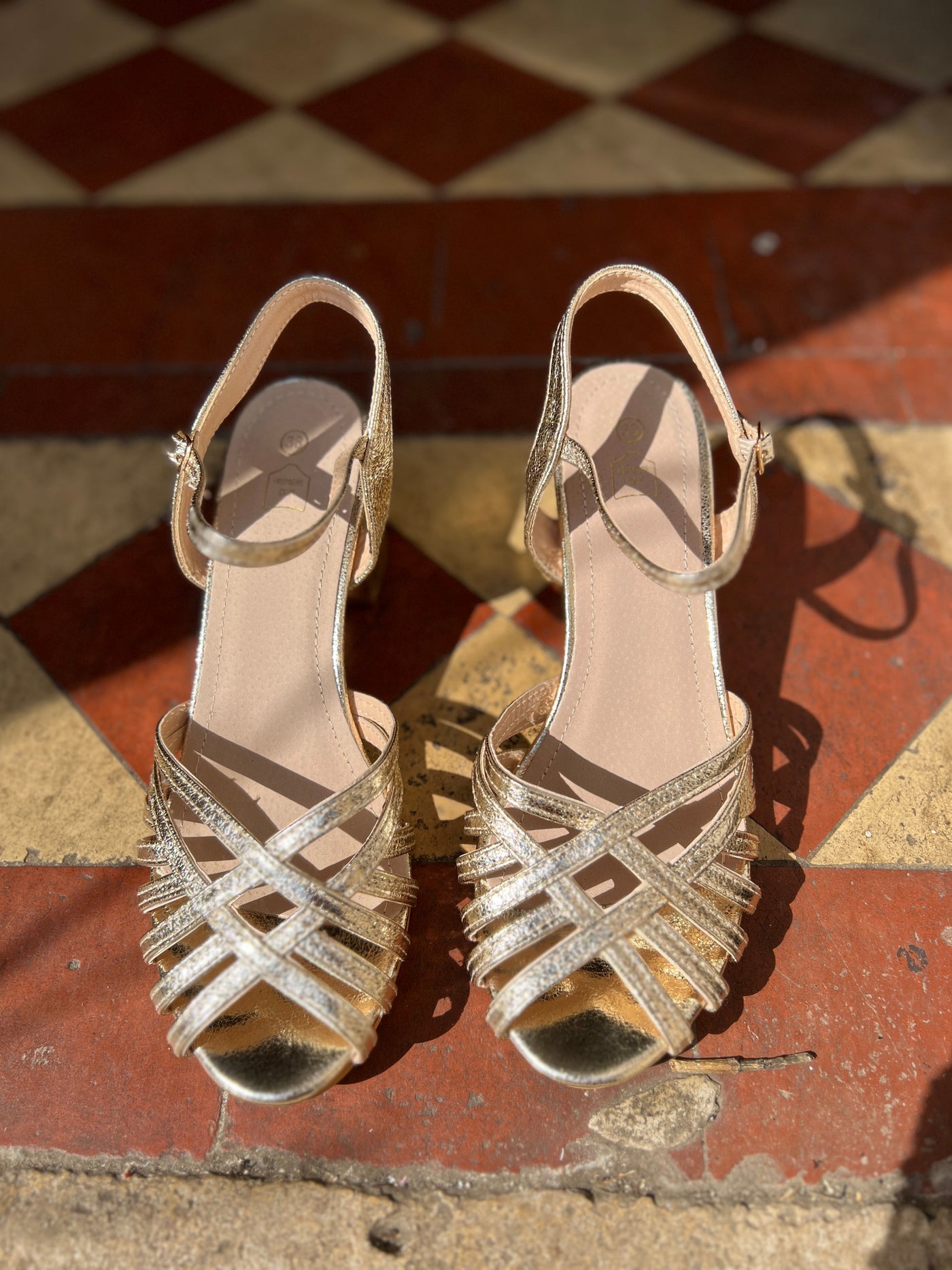 Athena Sandals - Gold