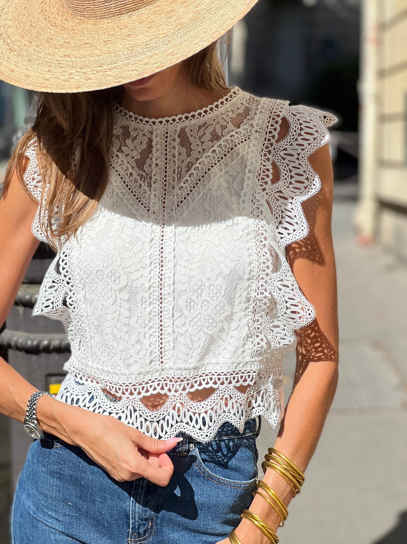 Blouse Marcelle - Blanc