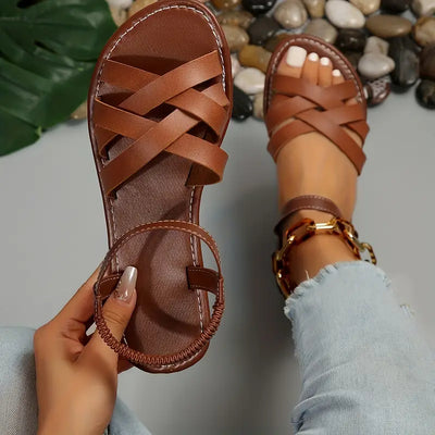 Linda - Braided Escape Sandals