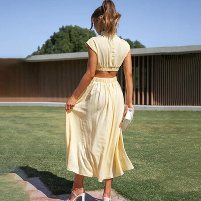 Diana | Elegant Pleated Dress